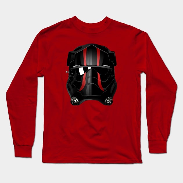 Fascist Ace Pilot Long Sleeve T-Shirt by DavidWhaleDesigns